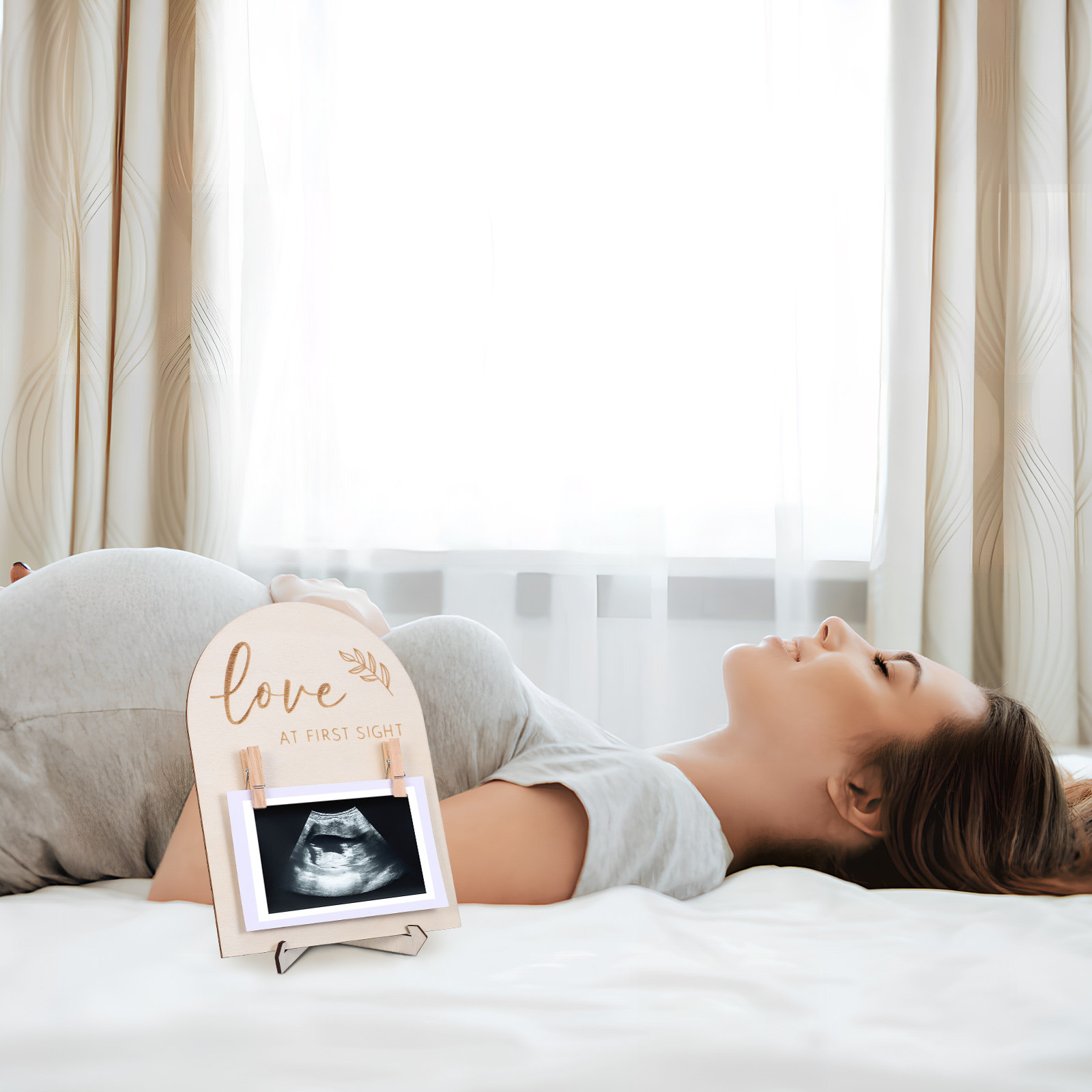 Baby Nursery Frames - إطار صور خشبي للأطفال متعدد الوظائف