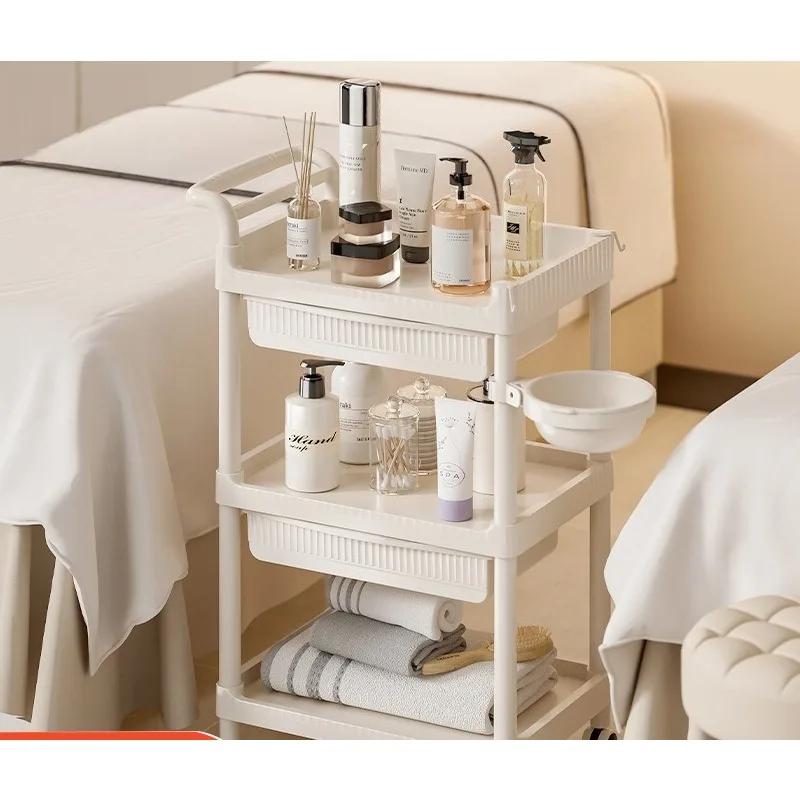 Baby Nursery Trolley - عربة تجميل فاخرة متعددة الاستخدامات لتنظيم