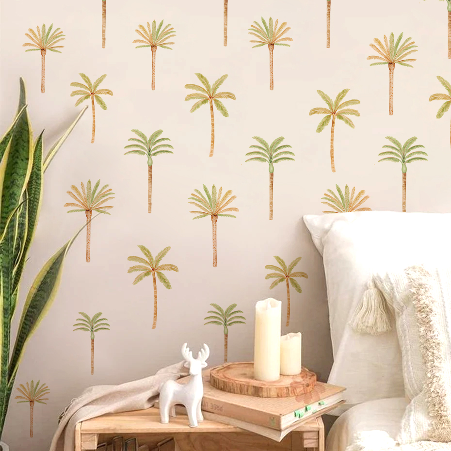 ملصق حائط لشجرة نخيل جوز الهند - مراجعة Baby Nursery Decor Girl وسعره