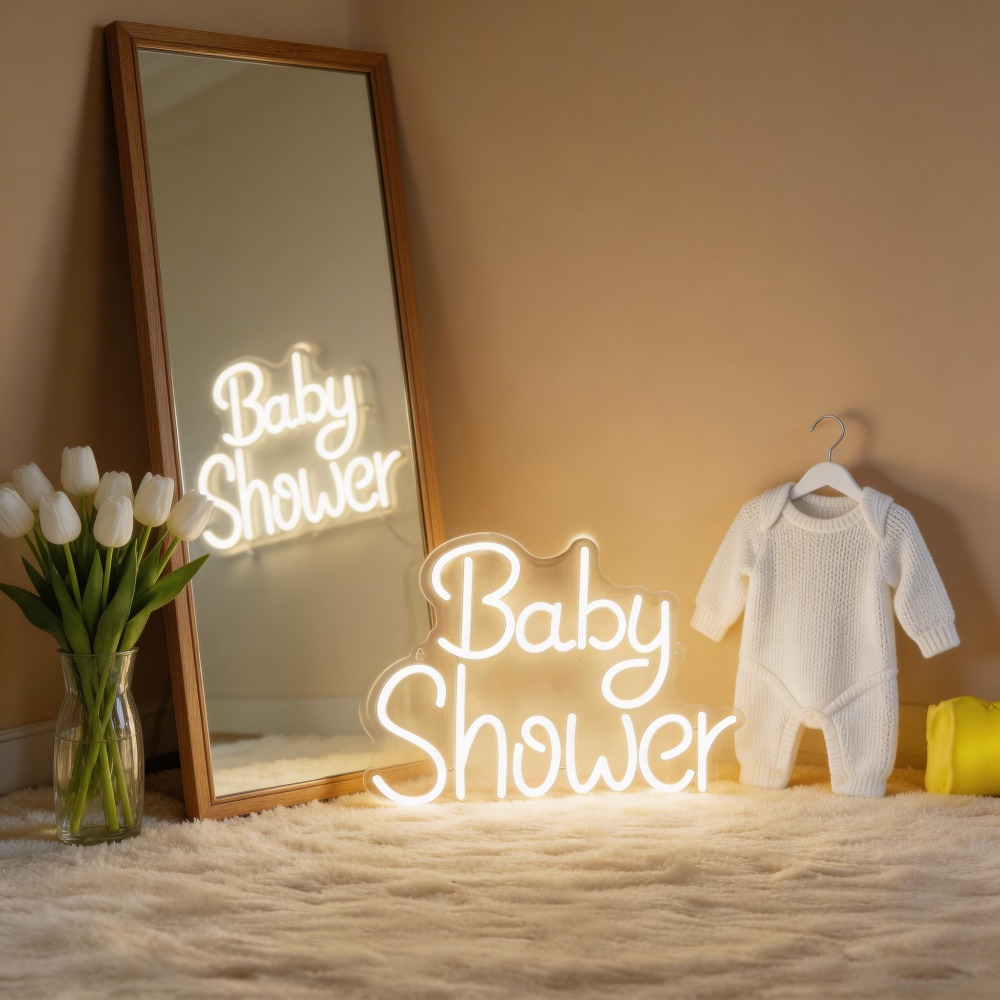 لافتات نيون LED لحفلات استقبال - مراجعة Baby Nursery Wall Lights وسعره