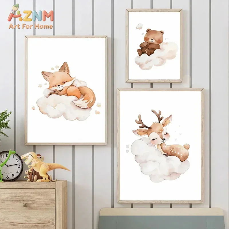 لوحة قماشية بطبعة ألوان مائية  - مراجعة Baby Nursery Frames وسعره