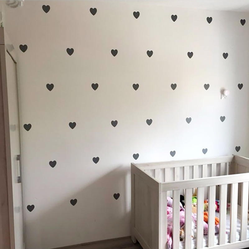 القلب غرفة الطفل ملصقات الزخرف - مراجعة Baby Nursery Decor Girl وسعره