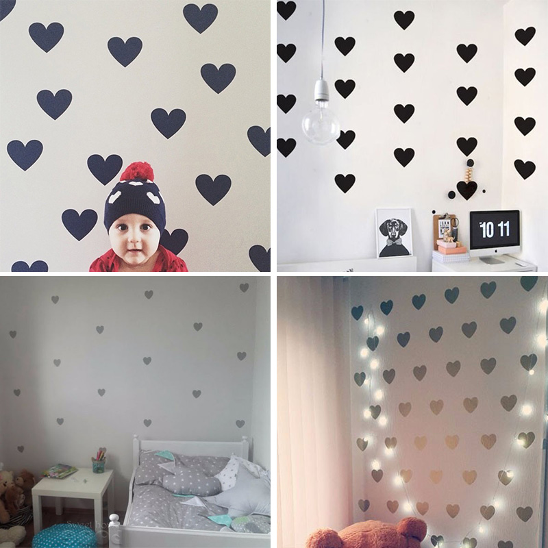 القلب غرفة الطفل ملصقات الزخرف - مراجعة Baby Nursery Decor Girl وسعره