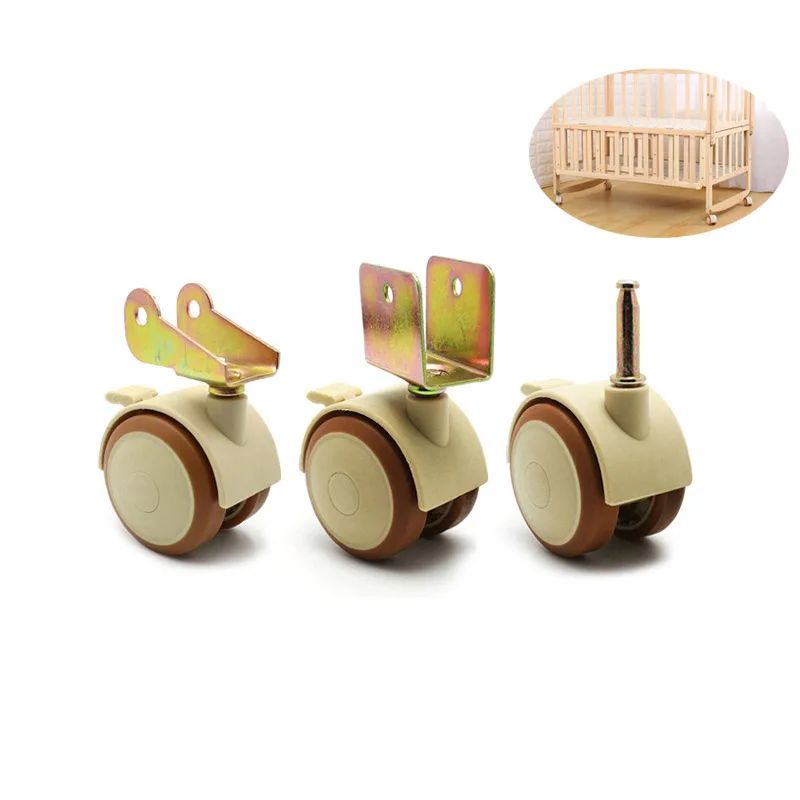 4 قطع عجلات دوارة مقاس 2 بوصة  - مراجعة Baby Nursery Trolley وسعره