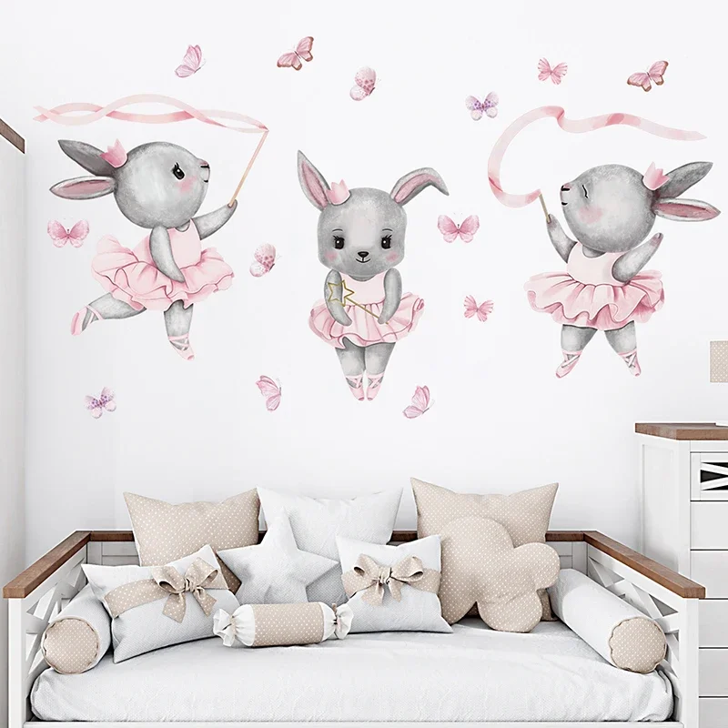 رسمت باليد الباليه الأرنب أرنب - مراجعة Baby Girl Nursery Quotes وسعره