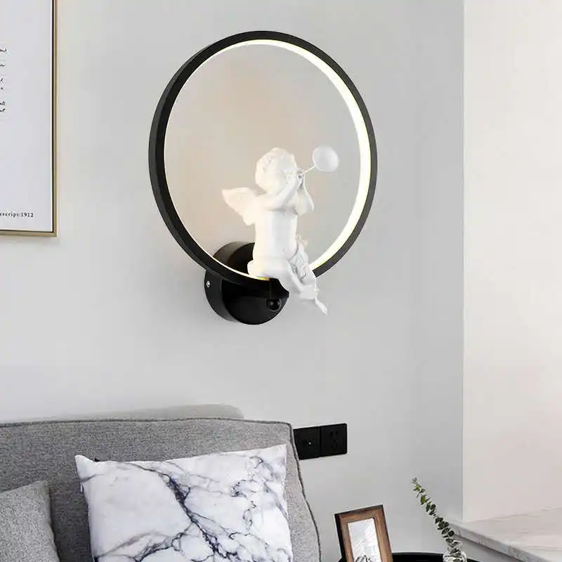 مصباح جداري على شكل ملاك بتصمي - مراجعة Baby Nursery Wall Lights وسعره