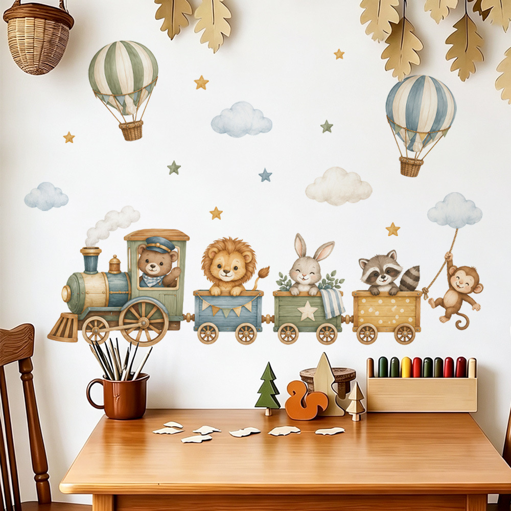 ملصقات حائط برسومات حيوانات كر - مراجعة Baby Nursery Decor Girl وسعره