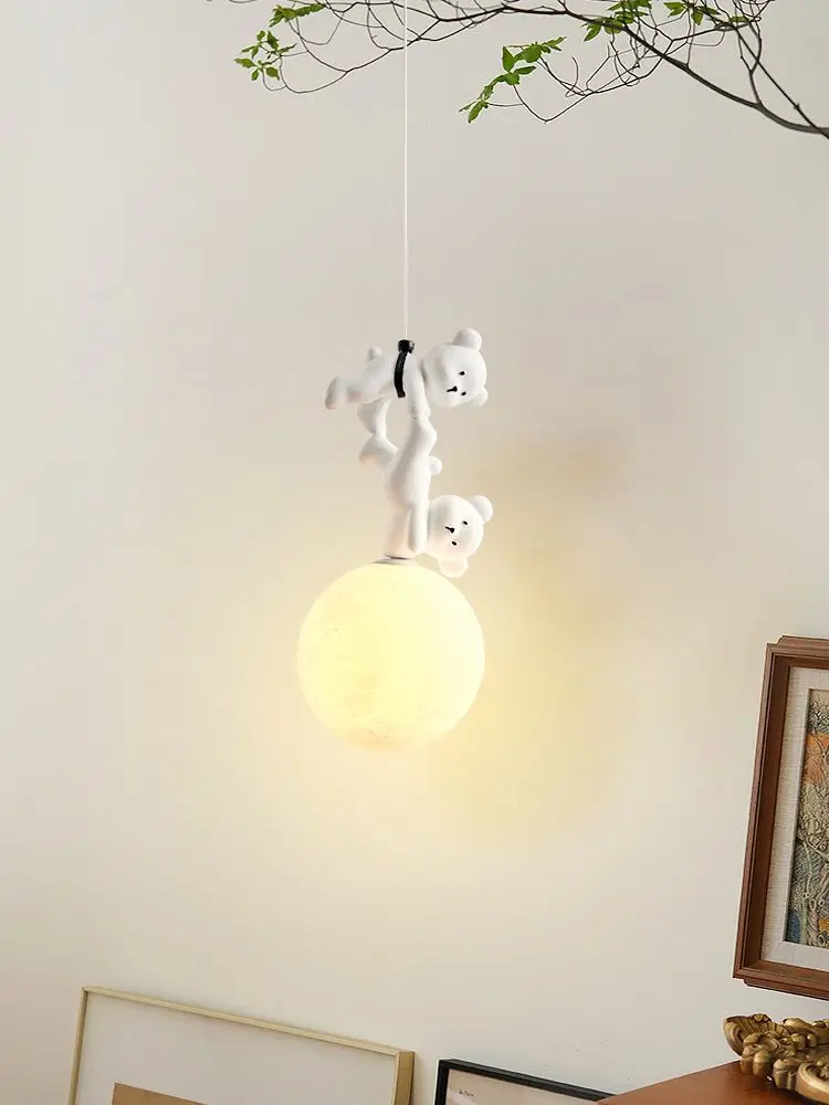 مصباح على شكل دب كرتوني، إضاءة - مراجعة Baby Nursery Light Fixture وسعره